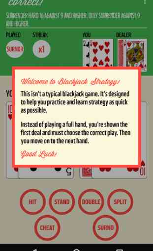 Blackjack Strategy Practice 2