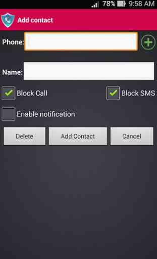 Block call and block SMS 4