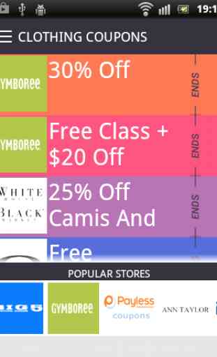 Clothing Coupons App 2