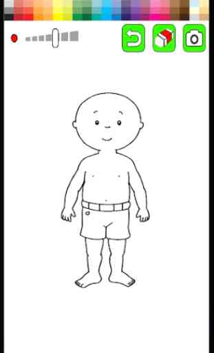 Coloring Book Game Caillou Kid 1