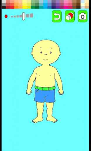 Coloring Book Game Caillou Kid 2