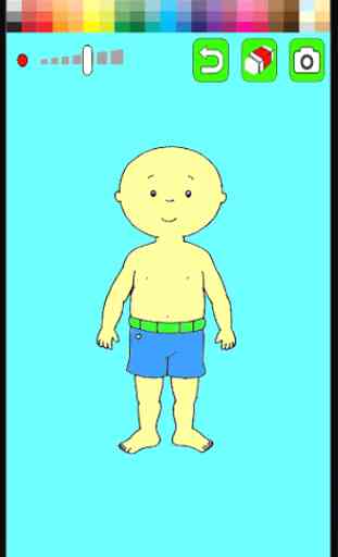 Coloring Book Game Caillou Kid 4