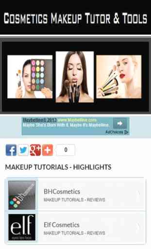 Cosmetics Makeup Tutor & Tools 1