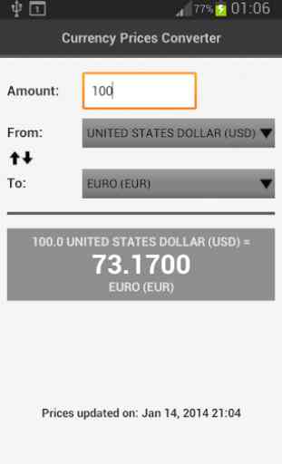 Currency Prices Converter Free 1