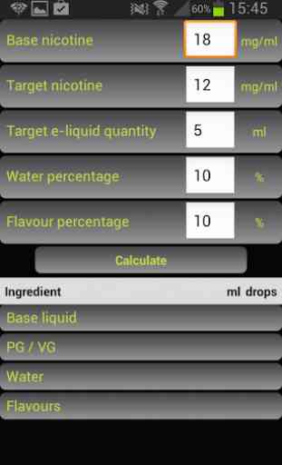 E-Liquid Calculator 2