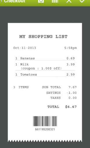 Grocery King Shop List Free 4