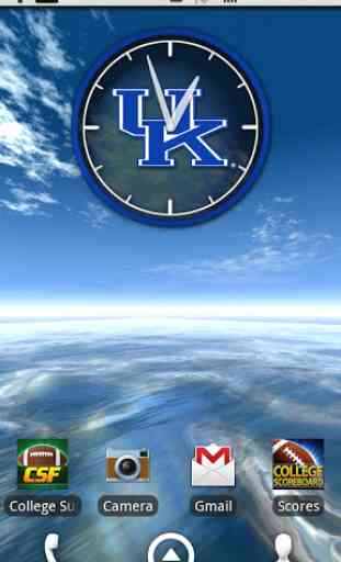 Kentucky Wildcats Live Clock 4