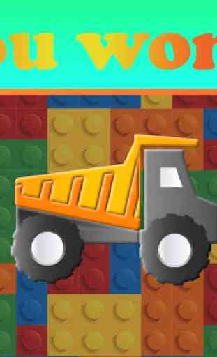 Kids Puzzles Trucks 4
