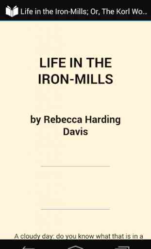 Life in the Iron-Mills 1