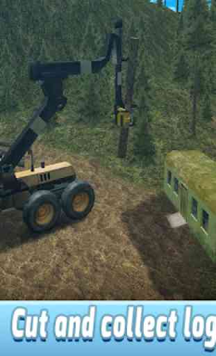 Logging Harvester Truck Sim 3D 2