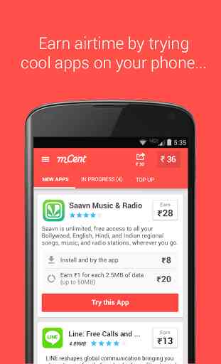 mCent - Free Mobile Recharge 1