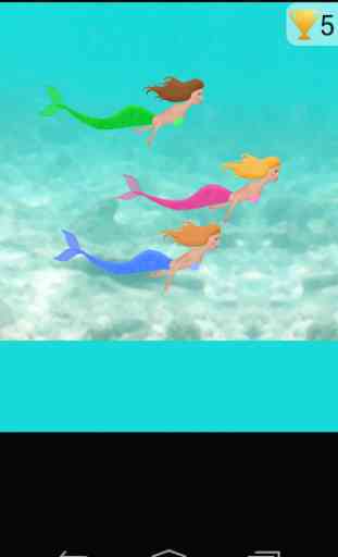 mermaid swimming race game 1