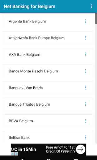 Net Banking for Belgium 2