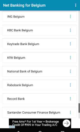 Net Banking for Belgium 4