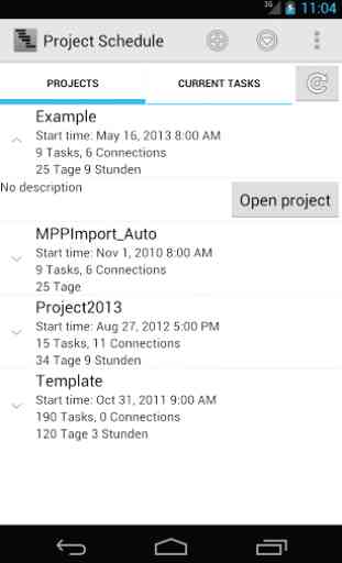 Project Schedule Free 1
