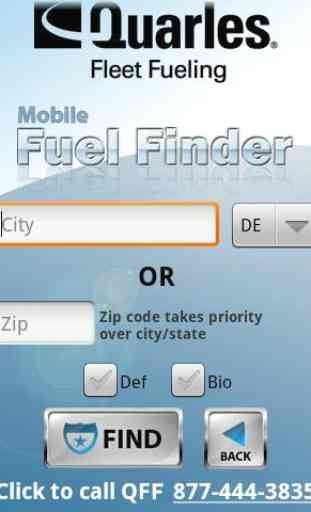 QFF Mobile Fuel Finder 1