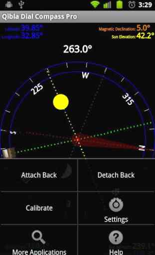 Qibla Compass Sundial Lite 4