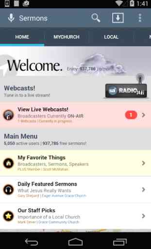 SermonAudio Android Edition 1