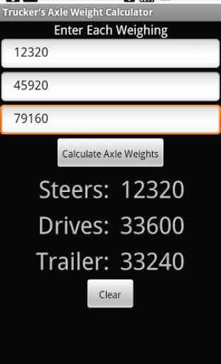 Trucker's Axle Weight Calc 2