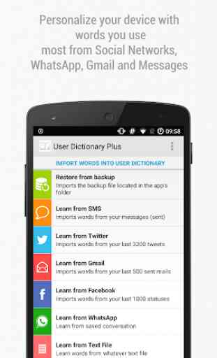User Dictionary Plus - Write faster on Keyboard! 1