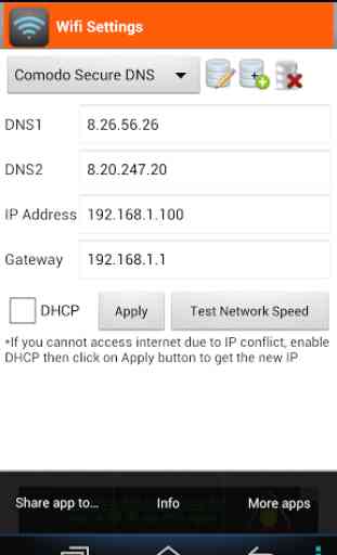 WiFi Settings (dns,ip,gateway) 2