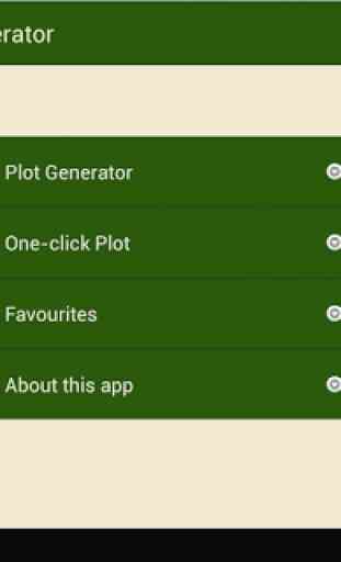 Writer's Plot Generator 2