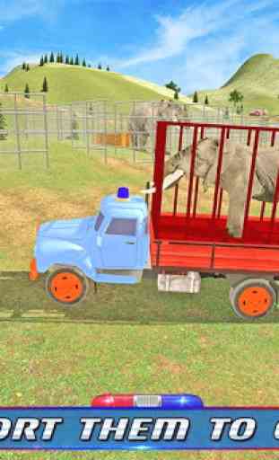 Zoo Animals Police Transport 4