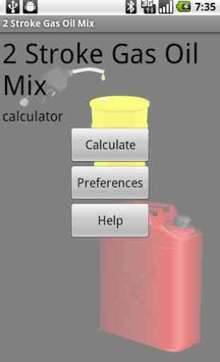 2 Stroke Gas Oil Mix Calc 1