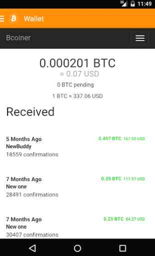 Bcoiner - Bitcoin Wallet 2