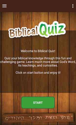 Biblical Quiz 1