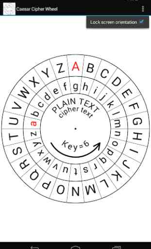 Caesar Cipher Wheel 3