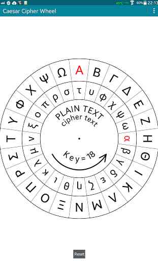 Caesar Cipher Wheel 4