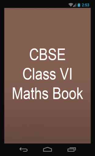 CBSE Class VI Maths Book 1