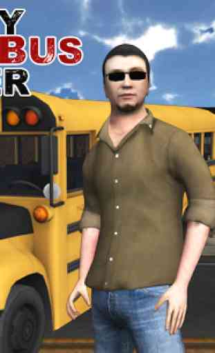 Crazy School Bus Driver 3D 1