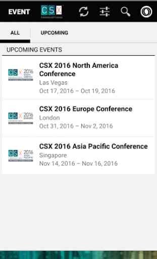 CSX Cybersecurity 2016 Events 1