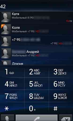 eXperia theme for exDialer 3
