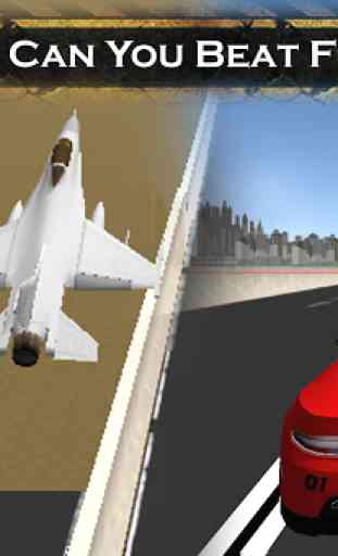 F16 Fighter vs Bugatti Race 4