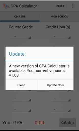 GPA Calculator 4