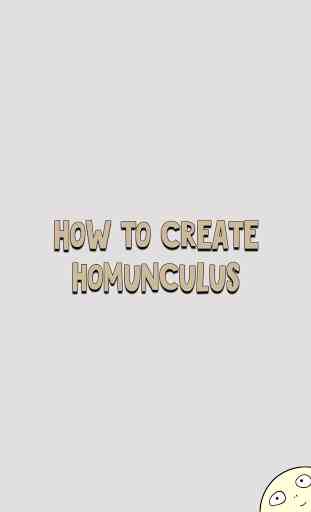How to create homunculus 1