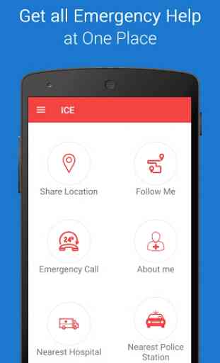ICE : Personal Safety App 1