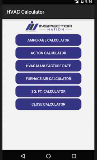 Inspection HVAC Calculator 1