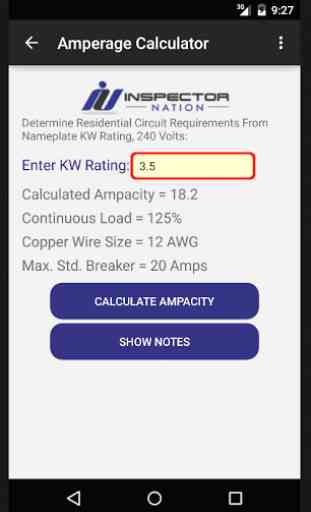 Inspection HVAC Calculator 2
