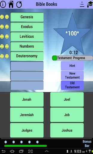 Learning Bible Books - Game 3