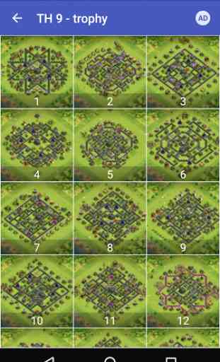 Maps of Clash Of Clans 1