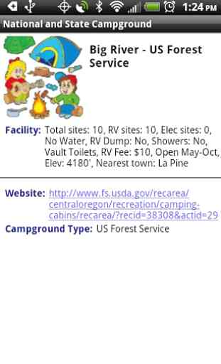 National State Campground Map 4