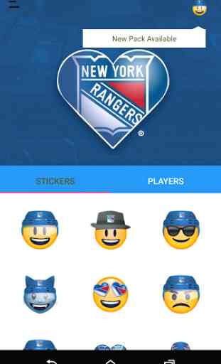 NY Rangers Emoji Keyboard 2