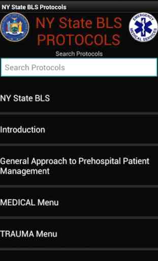 NY State BLS EMS Protocols 4