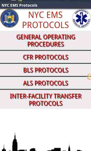 NYC EMS Protocols 1