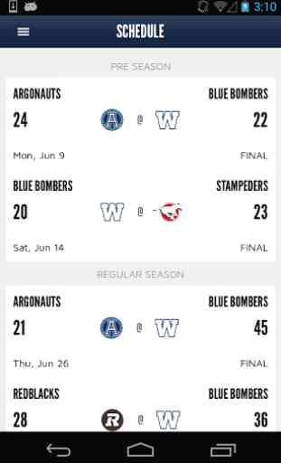 Official Wpg Blue Bombers App 3