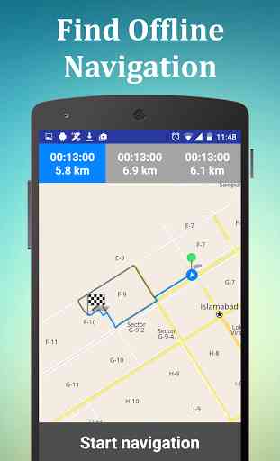 Offline GPS route & Navigation 4